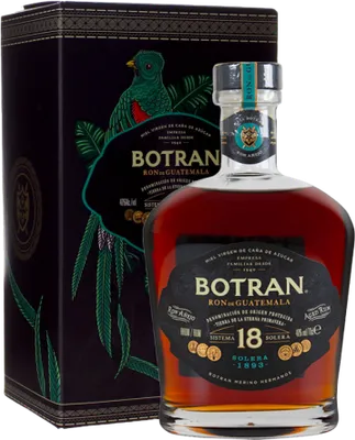 Bouteille de spiritueux : 18 ans de la marque Botran