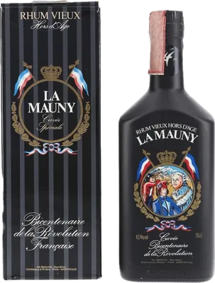 Bouteille de spiritueux : Cuvée Bicentenaire de la Révolution de la marque Maison La Mauny