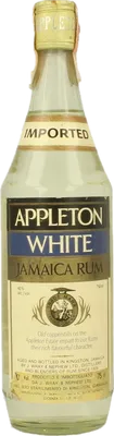 Bouteille de spiritueux : White Jamaica Rum de la marque Appleton Estate