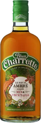 Bouteille de spiritueux : Rhum Ambré Spécial Mix & Cocktails de la marque Charrette