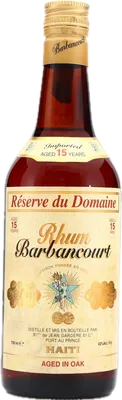 Bouteille de spiritueux : Réserve du Domaine de la marque Barbancourt