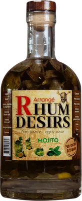 Bouteille de spiritueux : Mojito de la marque Rhum Désirs