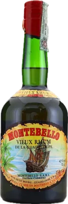 Bouteille de spiritueux : Vieux Rhum de la marque Montebello