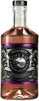 Bouteille de spiritueux : Damson Gin Liqueur de la marque Lyme Bay