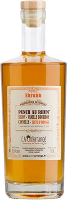 Bouteille de spiritueux : Punch au Rhum Shrubb de la marque L'Arôm'Arrangé