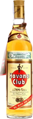 Bouteille de spiritueux : Anejo Oro de la marque Havana Club