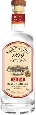 Bouteille de spiritueux : Rhum Blanc Agricole 1819 de la marque Saint Aubin