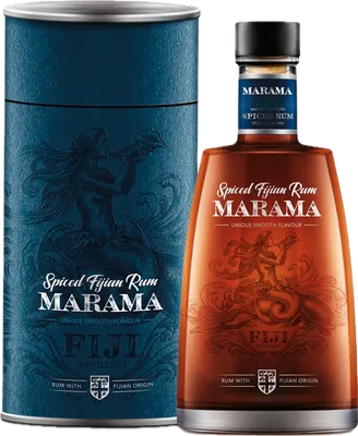 Bouteille de spiritueux : Spiced Fijian Rum de la marque Marama