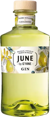Bouteille de spiritueux : June by  Poire Royale & Cardamome de la marque G'Vine