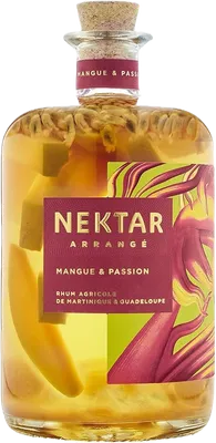Bouteille de spiritueux : Mangue & Passion de la marque Nektar Arrangé