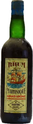 Bouteille de spiritueux : Martinique Rhum Grand Arôme Grand-Fonds Galion 1960s de la marque Le Galion
