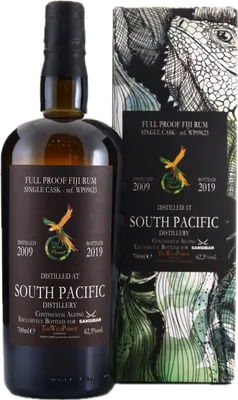 Bouteille de spiritueux : Exclusively Bottled for Sansibar de la marque South Pacific