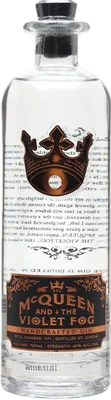 Bouteille de spiritueux : and The Violet Fog Gin de la marque McQueen 