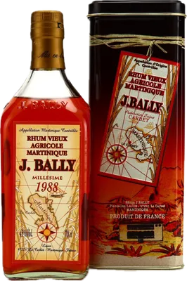 Bouteille de spiritueux : Millésime de la marque J. Bally