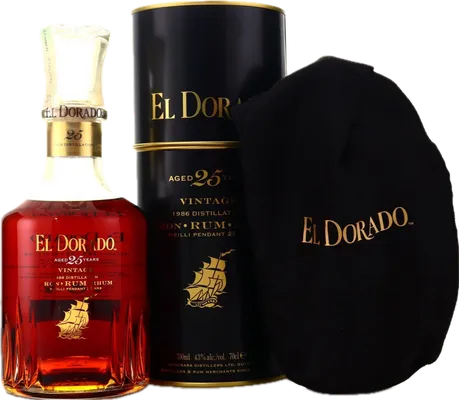 Bouteille de spiritueux : 25 Vintage de la marque Demerara Distillers Ltd