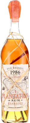Bouteille de spiritueux : Old Reserve 1986 Vintage Barbados de la marque Plantation