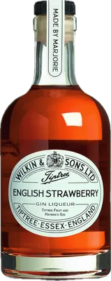 Bouteille de spiritueux : English Strawberry Gin Liqueur de la marque Tiptree