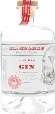 Bouteille de spiritueux : Dry Rye Gin de la marque St George