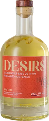 Bouteille de spiritueux : DESIRS - Pop Corn de la marque Rhum Désirs