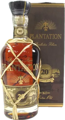 Bouteille de spiritueux : Extra Old XO 20th Anniversary de la marque Plantation