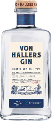 Bouteille de spiritueux : Hybrid Series N°01 - Von Hallers Gin X Studier de la marque Von Hallers Gin