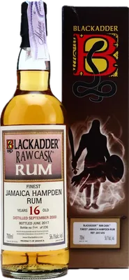 Bouteille de spiritueux : Raw Cask Rum de la marque Hampden