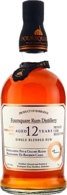 Bouteille de spiritueux : Private Cask Selection (Wealth Solutions) de la marque Foursquare