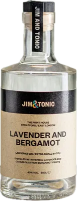 Bouteille de spiritueux : Lavender & Bergamot de la marque Jim & Tonic