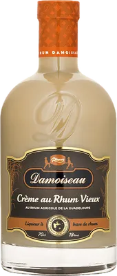 Bouteille de spiritueux : Crème au Rhum Vieux de la marque Damoiseau