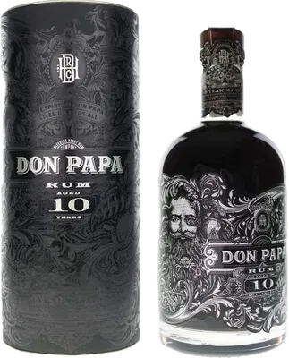 Bouteille de spiritueux : 10 ans de la marque Don Papa