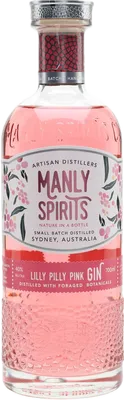 Bouteille de spiritueux : Lilly Pilly Pink Gin de la marque Manly Spirits