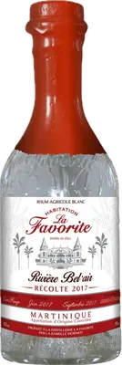 Bouteille de spiritueux : Rivière Bel'Air Récolte de la marque La Favorite