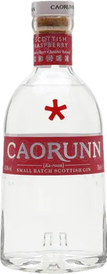 Bouteille de spiritueux : Scottish Raspberry Gin de la marque Caorunn