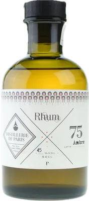 Bouteille de spiritueux : Rhum Ambré de la marque Distillerie de Paris 
