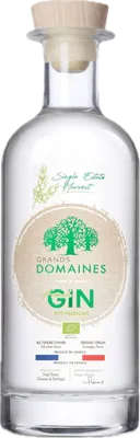 Bouteille de spiritueux : Grands Domaines Gin Bio de la marque ABK6