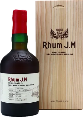 Bouteille de spiritueux : Single Barrel de la marque Rhum J.M