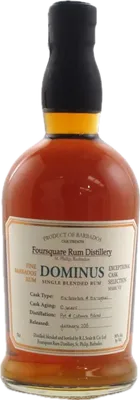 Bouteille de spiritueux : Exceptional Cask Selection VII Dominus de la marque Foursquare