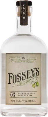 Bouteille de spiritueux : Elixir 03 Desert Lime de la marque Fossey's