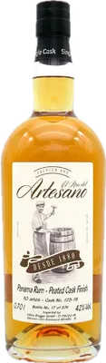 Bouteille de spiritueux : Panama Rum - Peated Cask Finish de la marque El Ron del Artesano