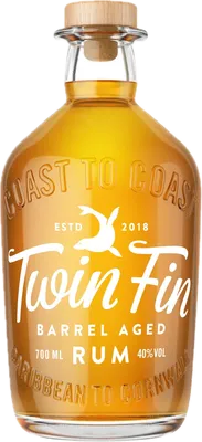 Bouteille de spiritueux : Barrel Aged Rum de la marque Twin Fin