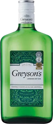 Bouteille de spiritueux : London Dry Gin de la marque Greyson's
