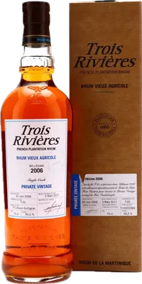 Bouteille de spiritueux : Private Vintage de la marque Trois Rivières