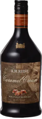 Bouteille de spiritueux : Rum Cream Caramel Cream Liqueur de la marque A.H. Riise