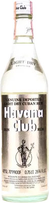 Bouteille de spiritueux : Light-Dry (Cinzano Import) de la marque Havana Club