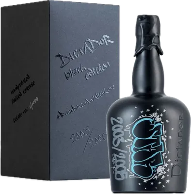Bouteille de spiritueux : Black Edition Star de la marque Dictador