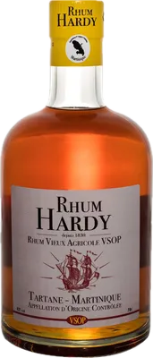 Bouteille de spiritueux : Rhum Vieux Agricole VSOP de la marque Hardy