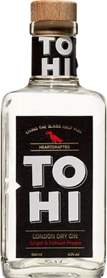 Bouteille de spiritueux : London Dry Gin - Ginger & Sichuan Pepper de la marque Tohi Gin