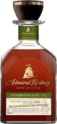 Bouteille de spiritueux : Admiral Rodney Officer's Releases N2 de la marque Saint Lucia Distillers