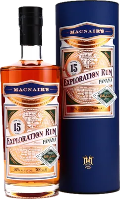 Bouteille de spiritueux : Exploration Rum Panama de la marque Macnair’s