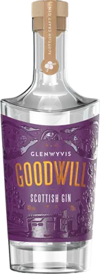 Bouteille de spiritueux : GoodWill Scottish Gin de la marque GlenWyvis